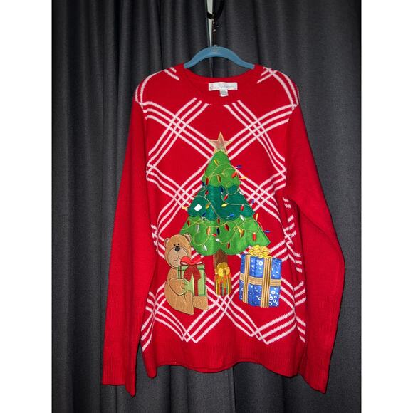 Ugly Christmas Sweater Xmas Size Large - Picture 1 of 3